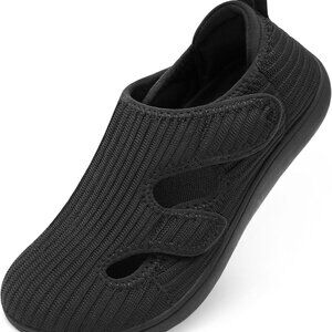 Diabetic Shoes for Women Adjustable Extra Wide Barefoot Walking Shoes for Swolle